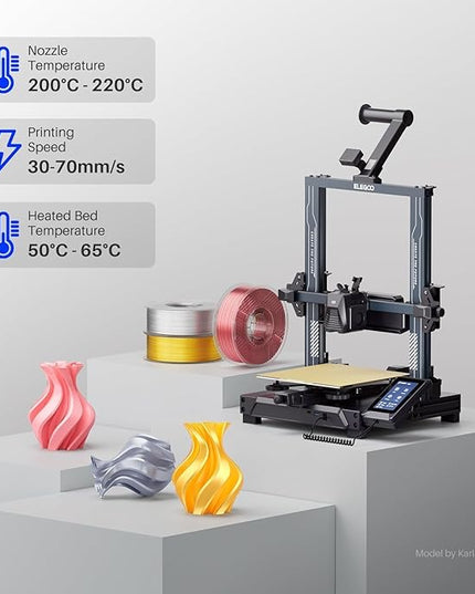 ELEGOO Silk PLA Filament 1.75mm Coral Pink 1KG, Shiny 3D Printer Filament Dimensional Accuracy +/- 0.02mm, 1kg Spool(2.2lbs) Fits for Most FDM 3D Printers