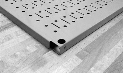 Wall Control Pegboard Rack Horizontal Metal Pegboard Garage Tool Storage Pack - Two 32-Inch Wide x 16-Inch Tall Easy To Install Peg Boards (Pink)