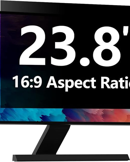 Computer Privacy Screen Protector 23.8 Inch with Hp Dell Acer Asus LG and More, Removable Security Shield Filter for 16:9 Aspect Ratio Monitor Like ViewSonic Sceptre(23.8" Diagonal 16:9 1 Pack)