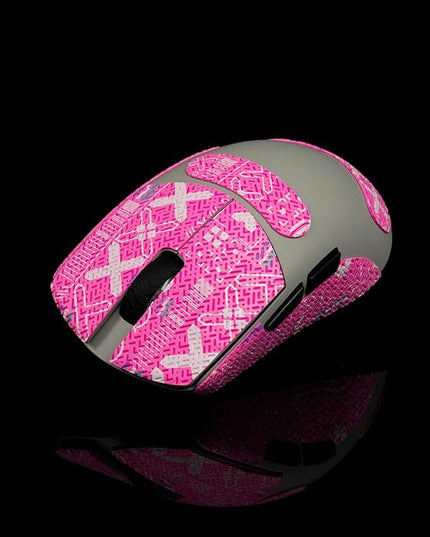 Grip Tape for Lamzu Atlantis Maya - Anti-Slip,Enhanced Control, Sweat Resistance,Improves FPS Gaming Grip & Mouse Protection [Pre-Cut] Printsteam Pink 0.5mm