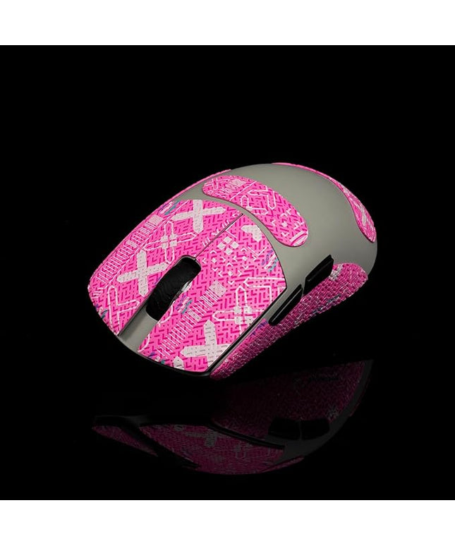 Grip Tape for Lamzu Atlantis Maya - Anti-Slip,Enhanced Control, Sweat Resistance,Improves FPS Gaming Grip & Mouse Protection [Pre-Cut] Printsteam Pink 0.5mm