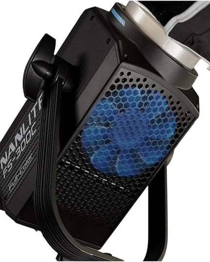 NANLITE FS-300C 300w RGB Studio Spotlight, 2700K-7500K, APP Control,Led Video Light Bowens Mount for Photography, Videography,Live Streamer,Content Creation
