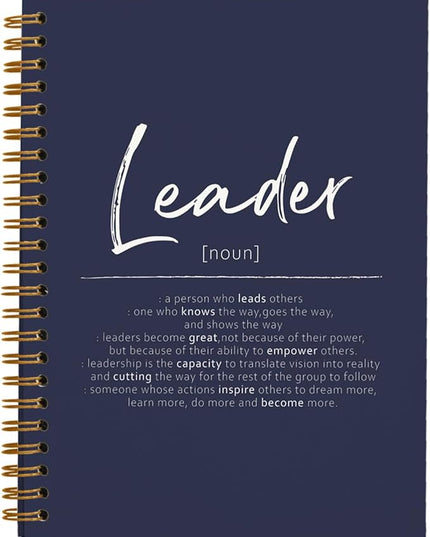 OXW Navy Blue Notebooks for Work, Leadership Gifts Notebook Journal for Writing Meeting Office Note Taking, Thank You Appreciation Gifts for Women Men Leader Boss Manager Mentor, 5.5"x8.3"