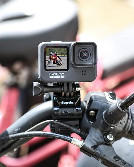 Suptig Jaws Flex Clamp Mount Gooseneck Mount for GoPro Hero 13 Hero 12 Hero 11 Hero 10 Hero 9 Hero 8 Hero 7 Hero 6 Hero 5 Hero 4 Session Hero 3+ Hero 3 Akaso EK7000 DJI osmo Arlo Action Camera.