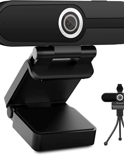 UHD 4K Webcam with Microphone: 8MP USB Computer Web Camera with Privacy Shutter and Tripod, External Webcam Pro Streaming Webcams PC Cam w/Mic Noise Reduction for Winsdows Mac OS Desktop Laptop