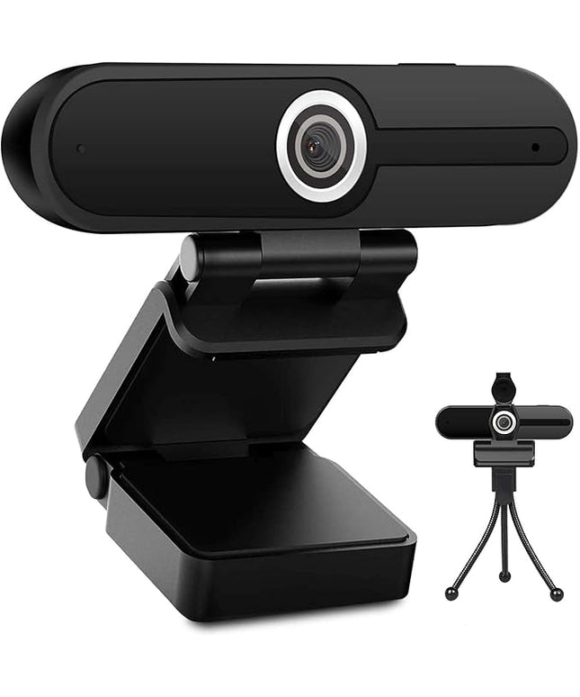 UHD 4K Webcam with Microphone: 8MP USB Computer Web Camera with Privacy Shutter and Tripod, External Webcam Pro Streaming Webcams PC Cam w/Mic Noise Reduction for Winsdows Mac OS Desktop Laptop