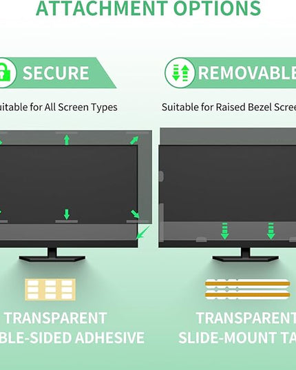 DEJIMAX 32 Inch Curved Computer Privacy Screen Filter for 16:9 Widescreen Computer Monitor Computer Screen Protector Computer Screen Privacy Shield Anti Glare and Blue Light