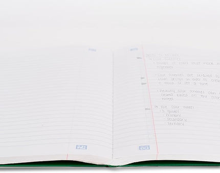 Five Star Composition Book + Study App, 4 Pack, College Ruled Paper, 7-1/2" x 9-3/4", 80 Sheets, Forest Green, Pacific Blue, Fire Red and Black (850065B-ECM)