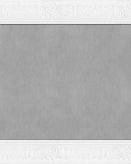 Amanti Art White Framed Magnetic Board 25x31 Medium Vision Board for use with Magnets, 100% Metal Sheet to Display Items as Office Decor or for Home Organization in mudroom, Kitchen or Kids Room