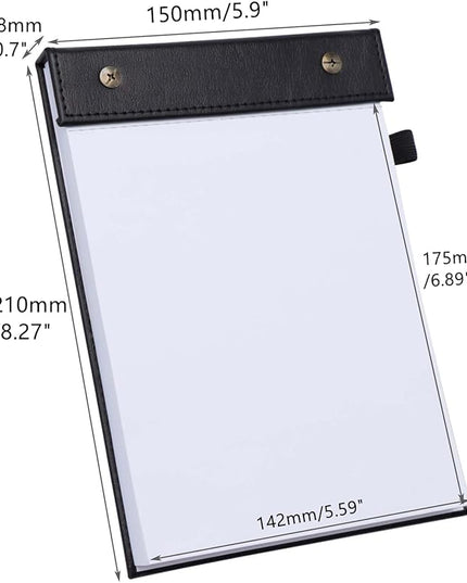 Mogoostry A5 Blank Planning Pads 5.9" x 8" Planner To Do List Memo Note Pads Screw Binding Writing Paperboard Notepad, 100 Sheets per Pack