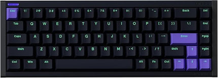 NuPhyX BH65 All-Aluminum Magnetic Switch Hot Swappable Gaming Keyboard,65% 68keys Adjustable Actuation Rapid Trigger Wired Custom Hall Effect Keyboard,PBT keycaps,8K Hz Polling Rate