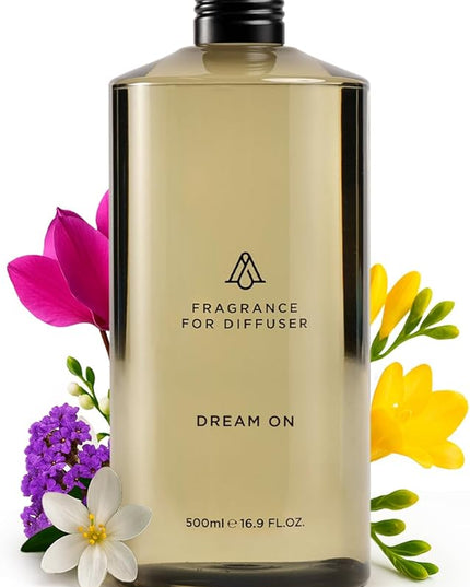 AromaPlan Hotel Scents Dream On 16 Fl Oz (473ml), Home Luxury Aroma & Hotel Diffuser Oil- Hotel Diffuser Oil for Aromatherapy- USA Made, Bigger Bottle, Bolder Aroma & Longer Lasting