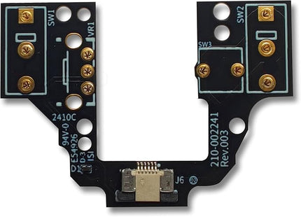 Hot-Swap Micro Switch PCB Kit for Logitech G Pro X Superlight GPX GPW 2 Mice – ENIG Gold Pads, 6-Claw Clamps | Fix Double-Click & Customize Clicks