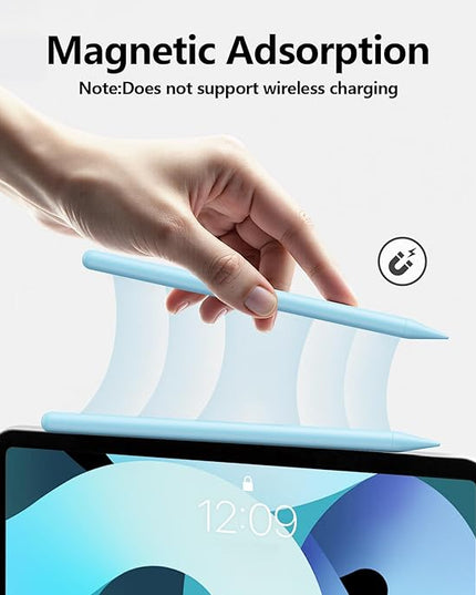 Stylus Pen for iPad with Palm Rejection, Active Pencil Compatible with (2018-2025) Apple iPad Pro (11"/12.9"/M4),iPad Air 3/4/5/M2/M3,iPad 6/7/8/9/10/11,iPad mini 5/6 Gen(Blue)