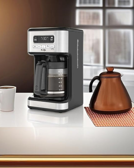 Mr. Coffee 14 Cup Programmable Coffee Maker Stainless Steel