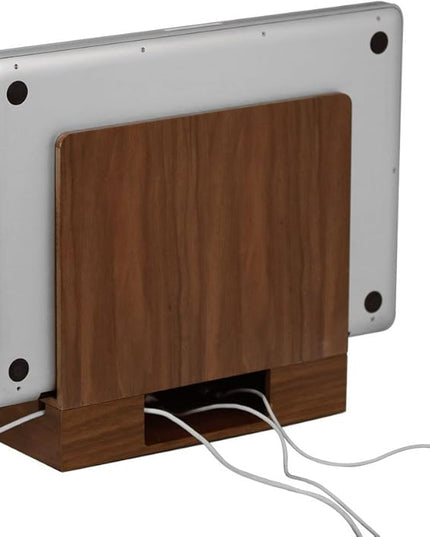 G.U.S. The Original Multi Charging Station | Home Office Desktop Charging Station for Multiple Devices | for Laptops, Tablets, Smart Phone | Phone Holder, Station Dock & Organizer - Walnut