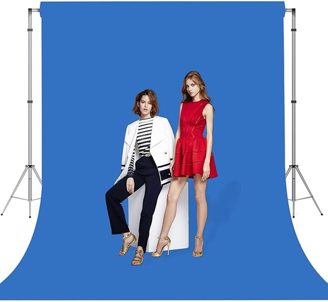 Blue Photo Backdrop for Photoshoot Blue Background for Photography Photo Backdrop Curtain for Party 10 x 20 FT