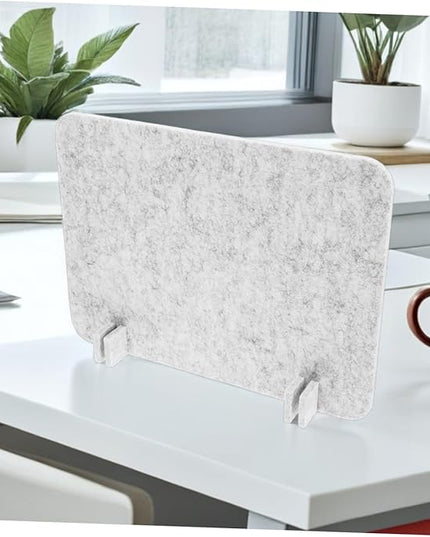 2pcs Felt Desk Divider Panel Soundproof for Office Student Desks Easy to Clean Material Quick Installation