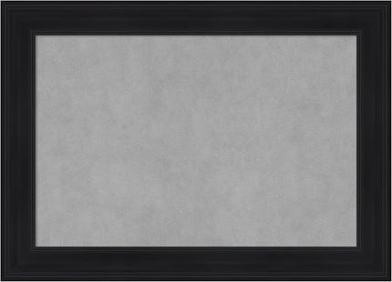 Amanti Art Black Framed Magnetic Board 21x29 Medium Vision Board for use with Magnets, 100% Metal Sheet to Display Items as Office Decor or for Home Organization in mudroom, Kitchen or Kids Room