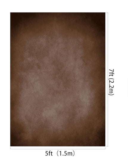 Kate 5x7ft Brown Portrait Backdrops Vintage Brown Backgrounds for Professional Photography Studio