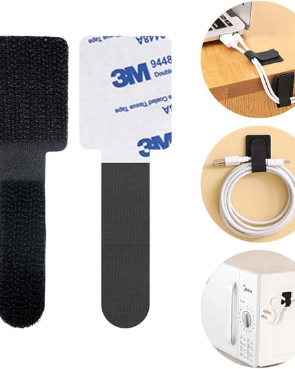 319pcs Cable Management Organizer Kit, Desk Cord Organizer, 98 Adhesive Cable Clips Holder, 17 Reusable Cable Strap, 4 Cable Sleeve Split, and 200 Nylon Cable Zip Ties (White)