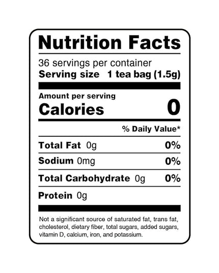 Jarteela Calendula Tea Bags, 1.5g x 36 - Natural, Non-GMO, Caffeine-free - Supports Digestion & Skin Health