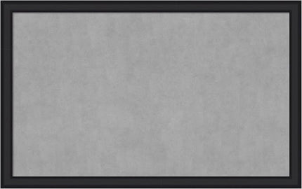 Amanti Art Black Framed Magnetic Board 27x43 Large Vision Board for use with Magnets, 100% Metal Sheet to Display Items as Office Decor or for Home Organization in mudroom, Kitchen or Kids Room