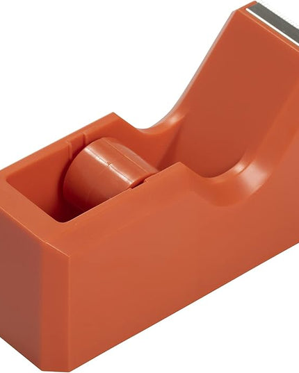 JAM PAPER Colorful Desk Tape Dispensers - Orange - Sold Individually