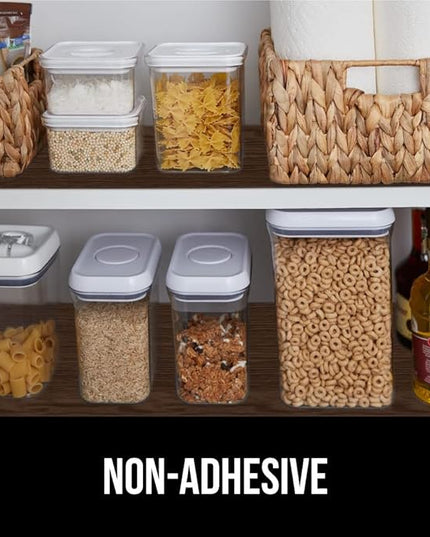 GORILLA GRIP DripGuard Shelf Liner, Non Adhesive Drawer and Kitchen Cabinet Protector, Slip Resistant BPA Free Smooth Surface Plastic Liners for Cabinets, Bathrooms, Closets, 17.5x120 Inch, Wood