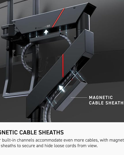 Secretlab Magnus Monitor Arm (Heavy Duty Edition) - Designed for Ultrawide Monitors - Up to 57 inches, 18 to 35lbs - Includes Heavy-Duty tilt Pivot