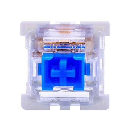 OUTEMU Switches, 3-Pin Hot Swappable - Cherry MX Equivalent DIY Replacement Pack for Mechanical Gaming Keyboards-Parent (Blue, 70 Pcs)