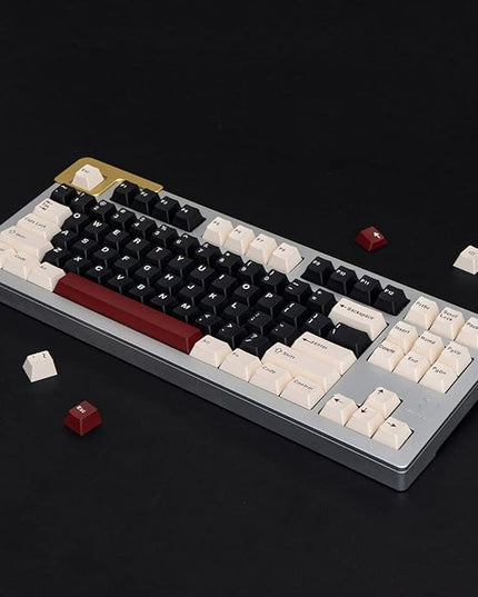 Sumgsn Keycaps 163 Keys Cherry Profile Doubleshot Rome Keycap Set Fit for Alice Keyboard 61/64/87/104/108 Cherry Mx Switches Mechanical Keyboard
