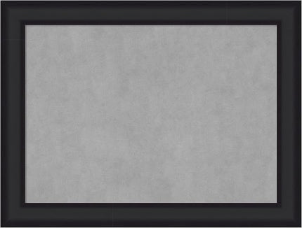 Amanti Art Black Framed Magnetic Board 25x33 Medium Vision Board for use with Magnets, 100% Metal Sheet to Display Items as Office Decor or for Home Organization in mudroom, Kitchen or Kids Room