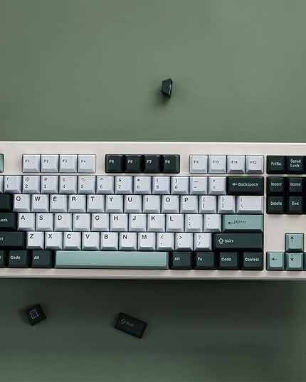 Sumgsn 172 Keys Doubleshot Keycaps Cherry Profile Botanical Keycaps Set Fit for 61/64187/104/108 Cherry Mx Switches Mechanical Keyboard