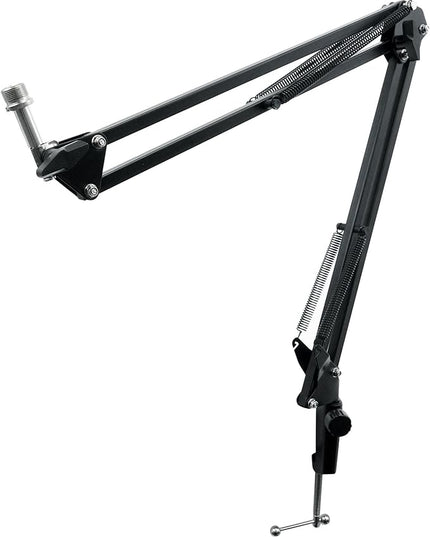 Rockville Microphone Boom Arm Studio Podcast USB Mic Stand+Desk Clamp (30")