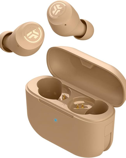 JLab Go Air Pop+ Tones True Wireless Earbuds, in Ear Headphones, Bluetooth Earphones, 35H Playtime Ear Buds, Bluetooth Earbuds with Microphone, USB-C Charging Case, Dual Connect, EQ3 Sound, (728 N)