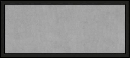 Amanti Art Black Framed Magnetic Board 23x51 Oversize Vision Board for use with Magnets, 100% Metal Sheet to Display Items as Office Decor or for Home Organization in mudroom, Kitchen or Kids Room