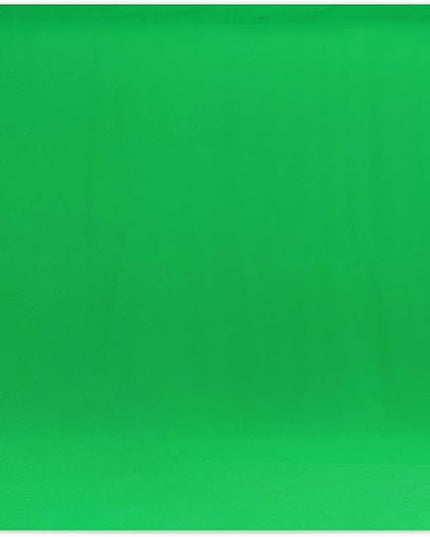 6 x 9 FT Green Screen Backdrop - Polyester Fabric for Video Streaming, Portrait Photoshoot, Wall Mounted, Parties and Small Events