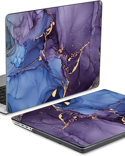 DONGKE Case for M5 MacBook Pro 14 inch 2025 2024-2021 M4 M3 M2 M1, Plastic Hard Shell Cover Compatible with A3434 A3112 A3401 A3185 A2992 A2779 A2442, Retina XDR Display & Touch ID, Abstract Marble