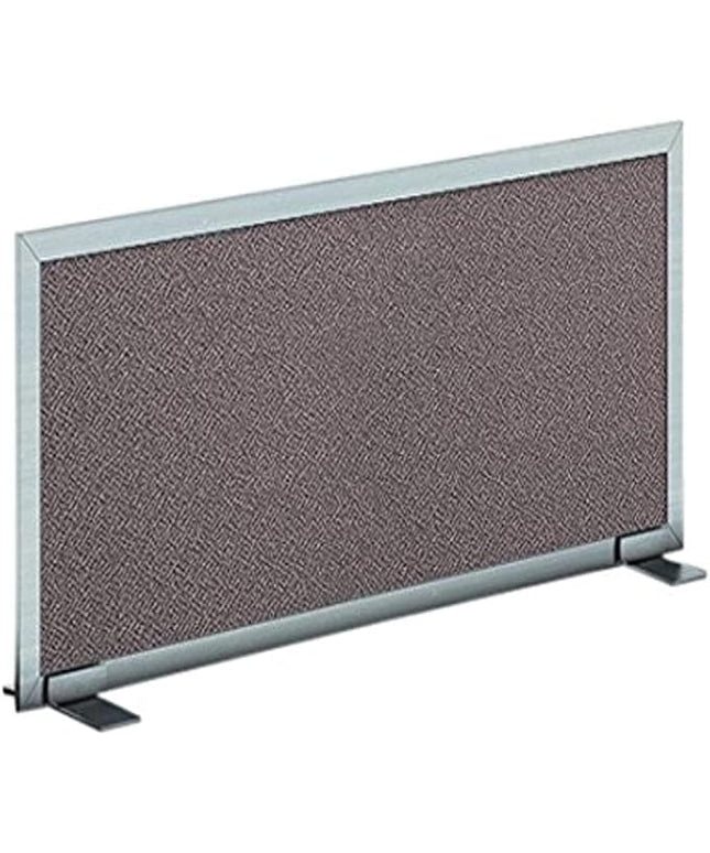 OBEX Acoustical Free Standing Privacy Screen, Cubicle Accessories Desk Privacy Panel, Desk Dividers for Office, Office Furniture Partitions Portable Sound Proof Dividers, 12" x 36", Slate
