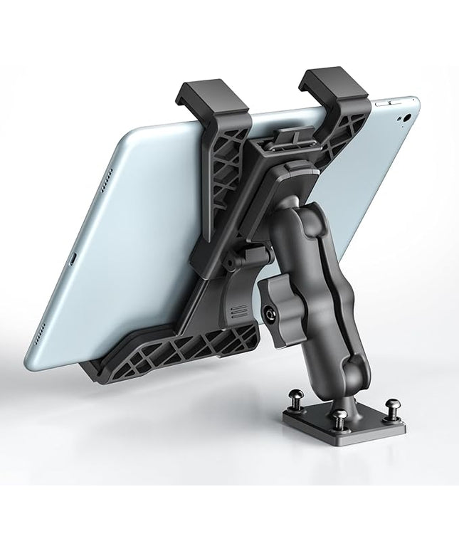 OHLPRO Tablet Holder for Truck, Heavy Duty Drill Base Tablet Car Mount for iPad, mini, Samsung Galaxy (7" - 11") for Dashboard, Desks, Tabletop, ipad Mount Great for Wall, Commercial Vehicles