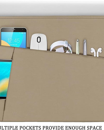 15.6 inch Laptop Sleeve, Shockproof Protective Computer Carrying Cover with Front Pocket, Briefcase Handbags Laptop Case for 15.6 inch HP, Dell, Acer, Asus, Notebook, Khaki