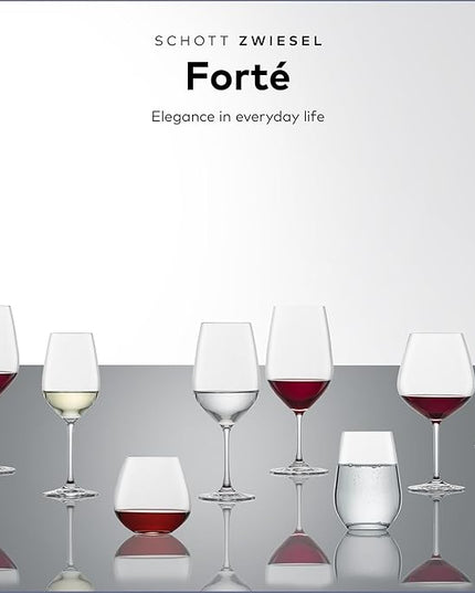 SCHOTT ZWIESEL Forté Universal Tumbler (Set of 6), Versatile Drinking Glasses, Dishwasher-Safe Tritan Crystal Glasses, Made in Germany (19 Ounce)