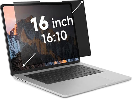 IRUYO FL Nano-Suction Laptop Privacy Screen 16 Inch 16:10, Removable Screen Privacy Shield for Laptop, Anti Glare, Anti Bule Light, Screen Protector for Lenovo HP Dell Acer Asus Thinkpad