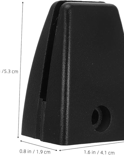 Adjustable Office Desk Divider Clip 2pcs Glass Privacy Panel Clamp for Sneeze Guard Soundproof Baffle Support for Workspaces Black