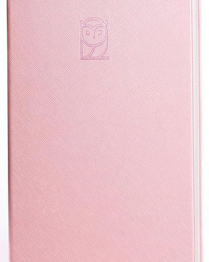 Undated Daily Planner – 6-Month A5 Productivity Organizer with Full Page Per Day, Hourly Schedule, Goal Setting, Habit Tracker, Weekly & Monthly Pages – Hardcover Time Management Notebook (Pink)