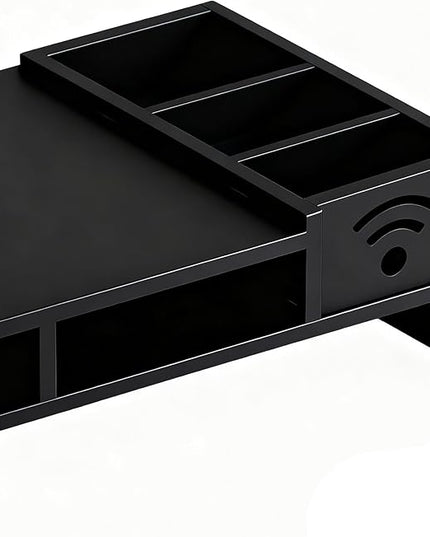 Two Tier Shelf Monitor Stand For Desk, 4.3 Inch Height Monitor Riser With Storage Organizer, Desktop Computer Riser, For Home