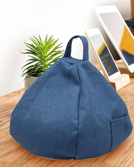 Book Pillow for Reading in Bed, Bed Tablet Holder, Portable Bean Bag Holder, for Bedtime Adventures, Portable Travel Cushion, for Standing Computers, Books, Tablets