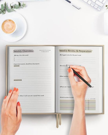 The ADHD Planner for Adults - Undated Daily & Weekly ADHD Journal for Disorganized People, 90 Days - Habit Tracker, Record Emotions & Mood - Academic Goals - Structure & Focus for Adults Brains