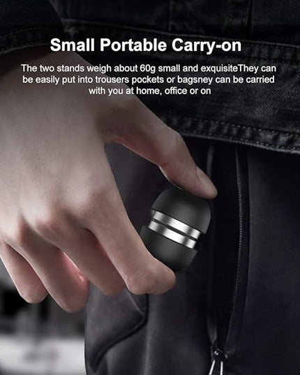Portable Laptop Cooling Pad, Ergonomic Laptop Stand Small Invisible Cooler Ball Magnetic Foot Heat for MacBook Pro/Air, More 12-17 Inches Tablet&Laptop